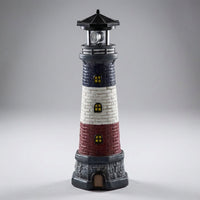 Decorative Solar-Powered Lighthouse