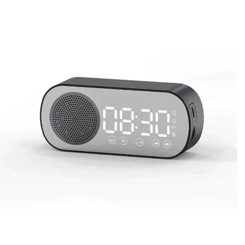 Digital Alarm Clock with Bluetooth Speaker and FM Radio
