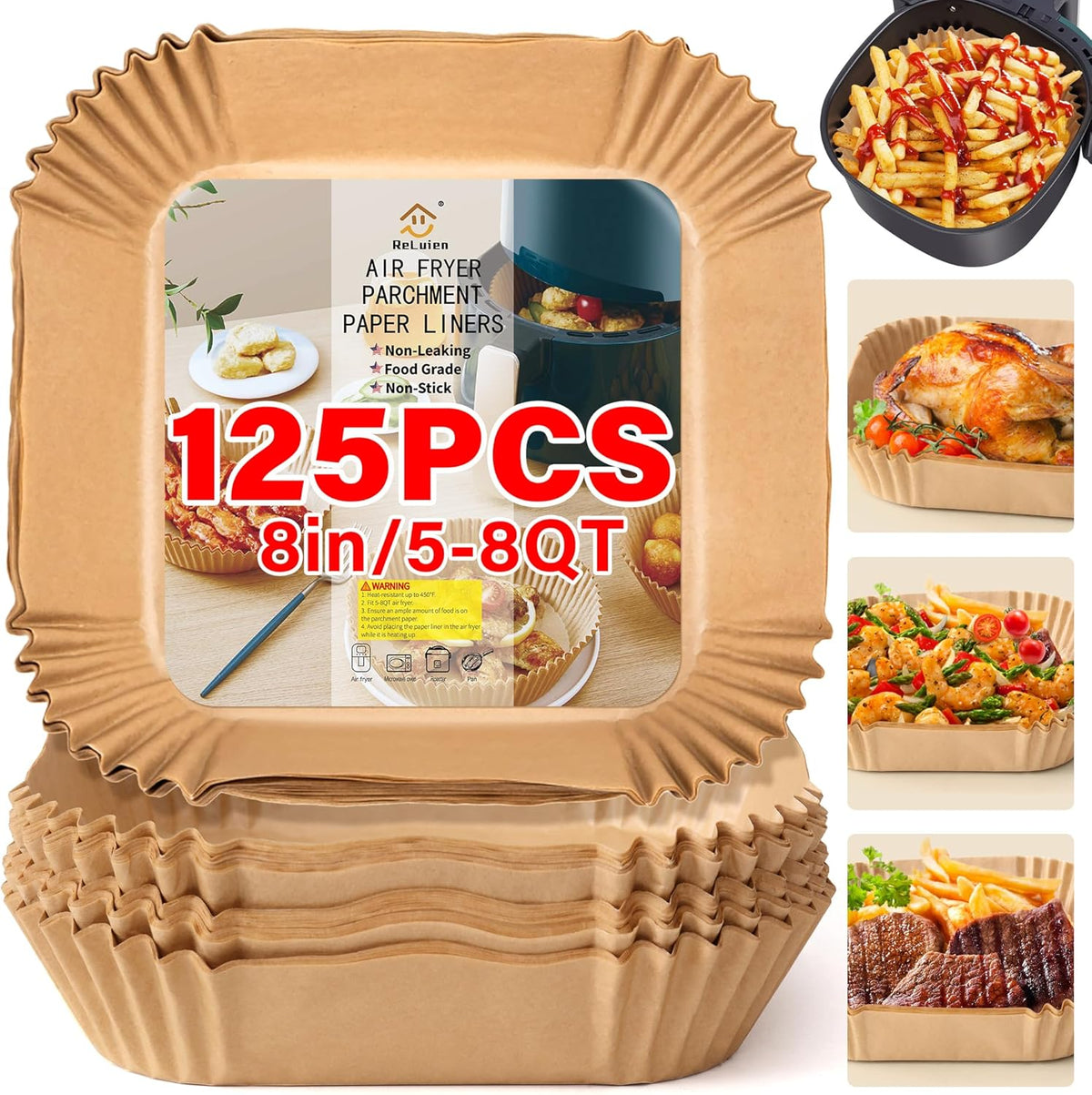 Disposable Non-Stick Air Fryer Liners