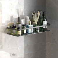 Drill-Free Bathroom Shelves