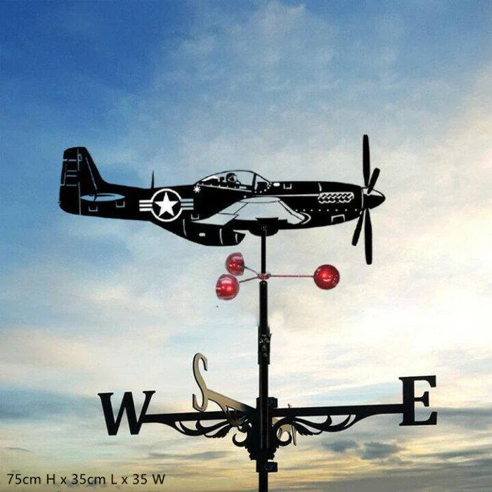 Durable Witch Weather Vane for Garden Magic