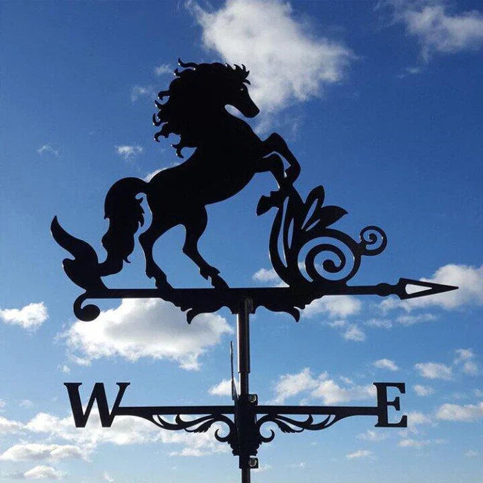 Durable Witch Weather Vane for Garden Magic