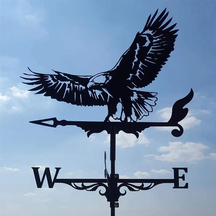 Durable Witch Weather Vane for Garden Magic