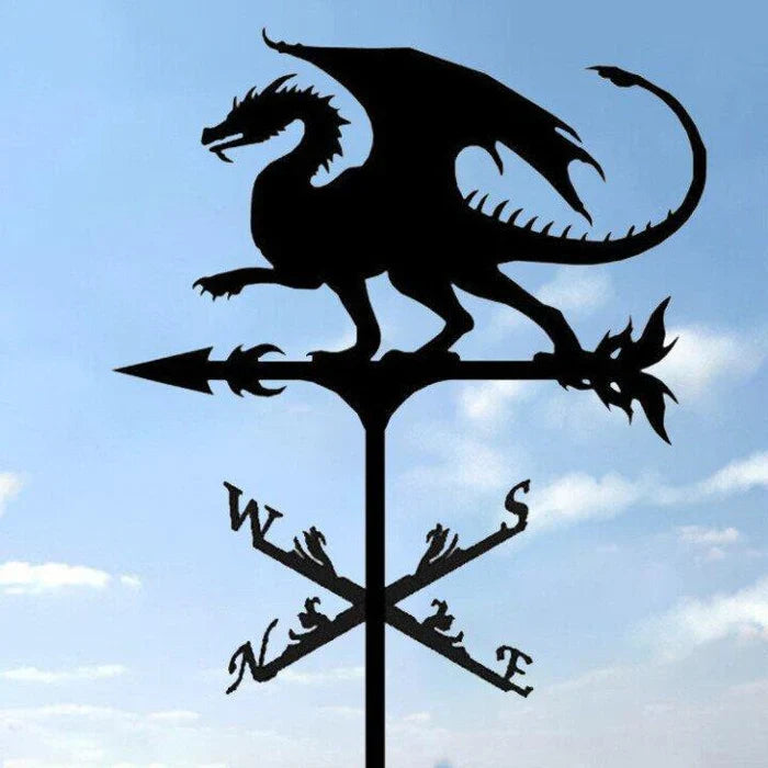 Durable Witch Weather Vane for Garden Magic