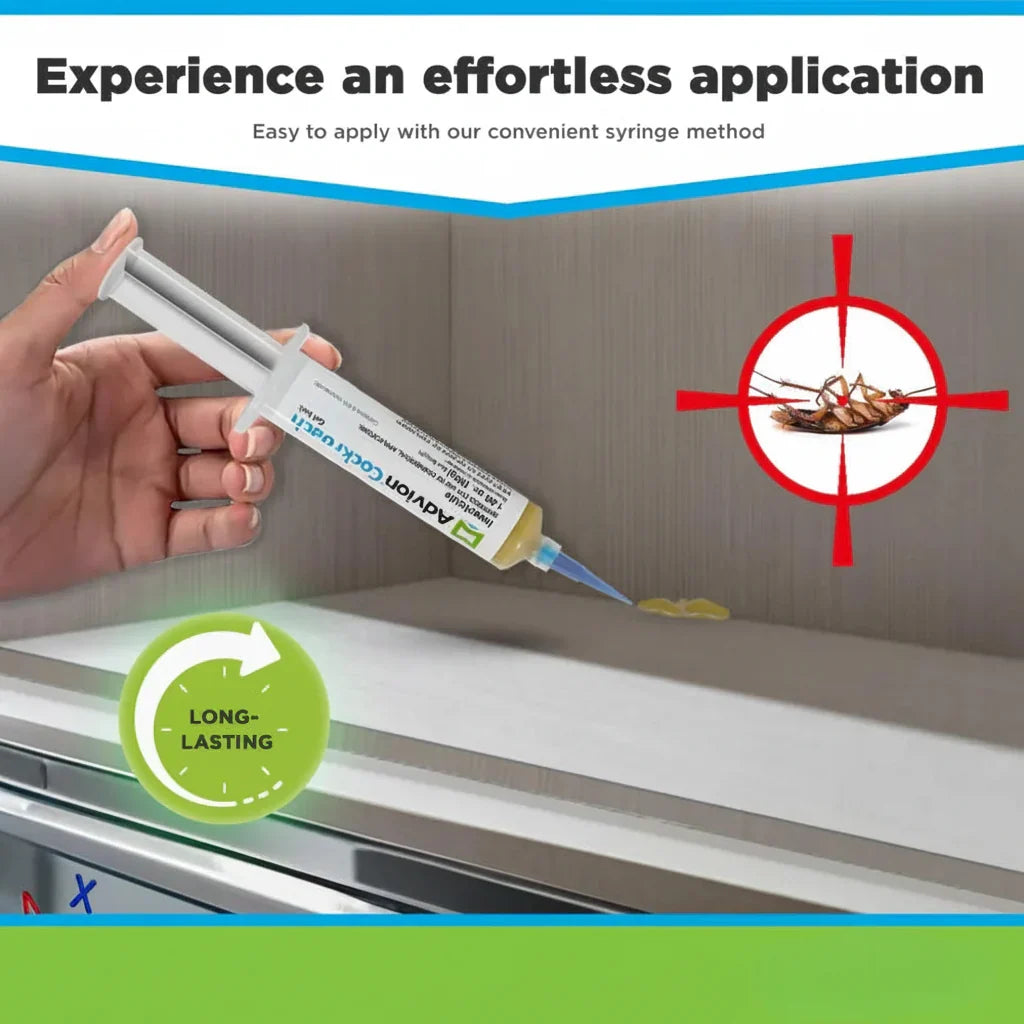 Effective Indoor Cockroach Control Gel Syringe for Pest Elimination