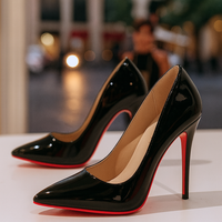 Elegant Black Pointed High Heels with Soft Padded Insole for Every Occasion