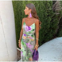 Elegant Printed Maxi Dress