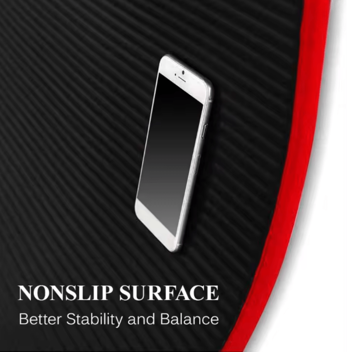 Extra-Thick Non-Slip Ribbed Yoga and Fitness Mat