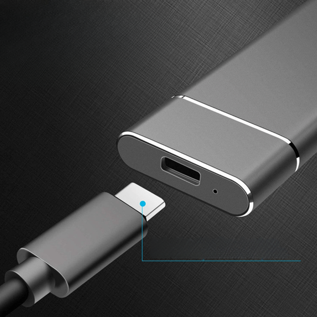 Fast Portable Aluminum External SSD