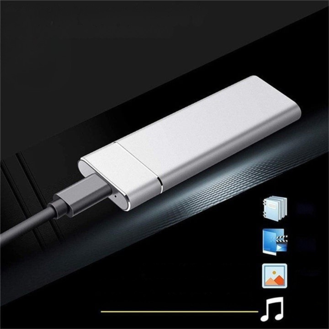 Fast Portable Aluminum External SSD