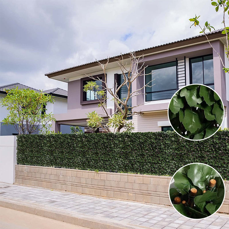 Faux Ivy Privacy Fence - Expandable and Realistic Decor