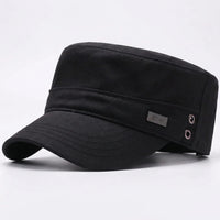 Flat Top Peaked Baseball Cap
