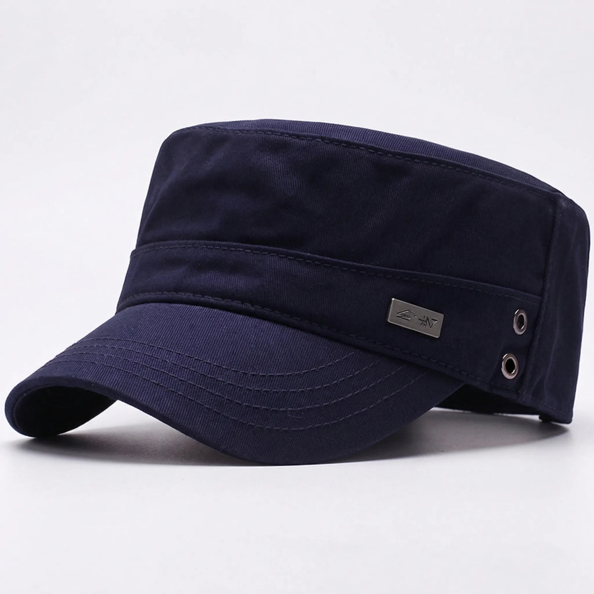 Flat Top Peaked Baseball Cap