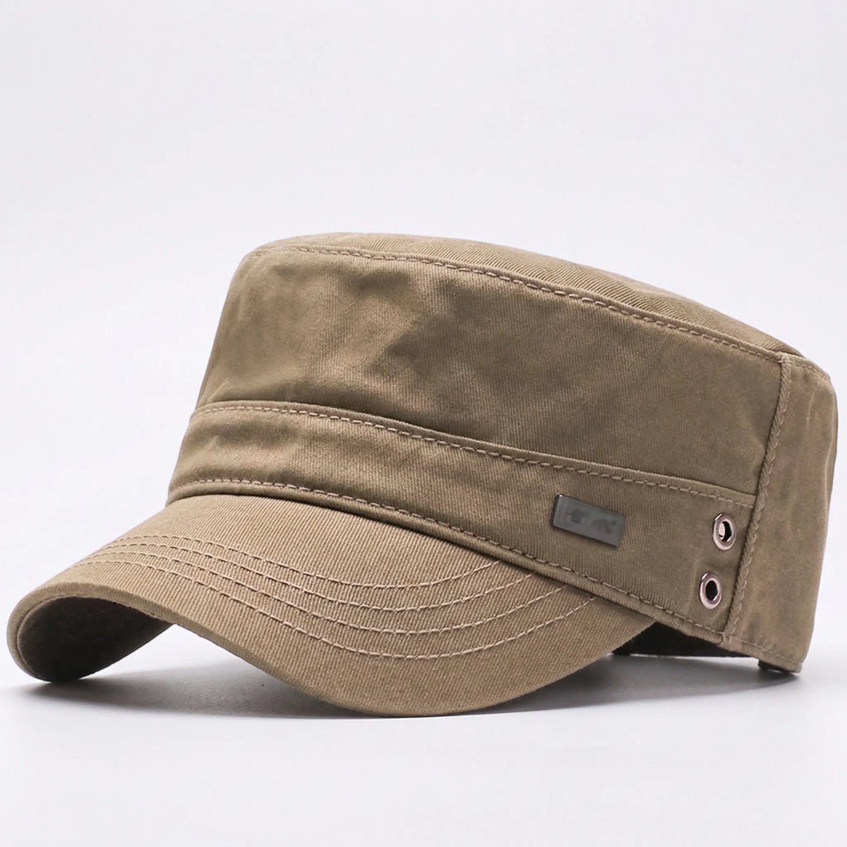 Flat Top Peaked Baseball Cap