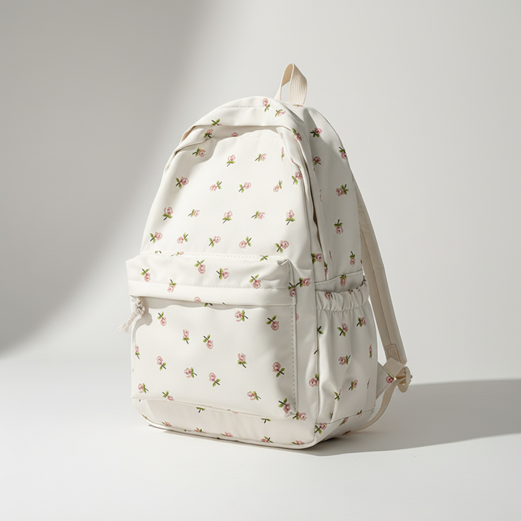 Floral School Backpack