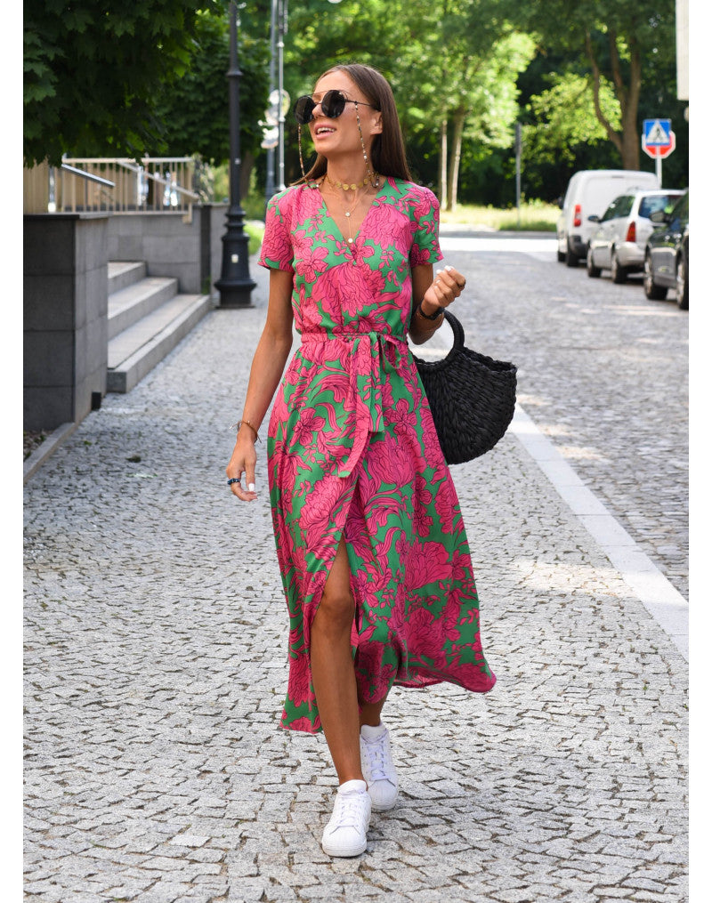 Floral Summer Maxi Dress - Linda