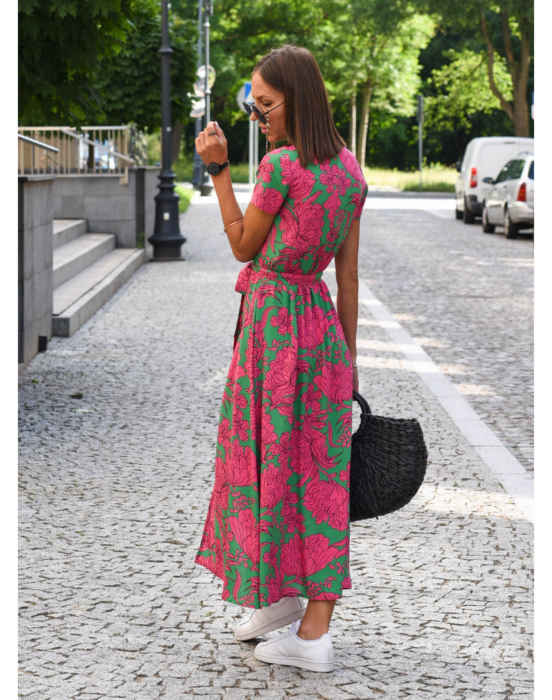Floral Summer Maxi Dress - Linda