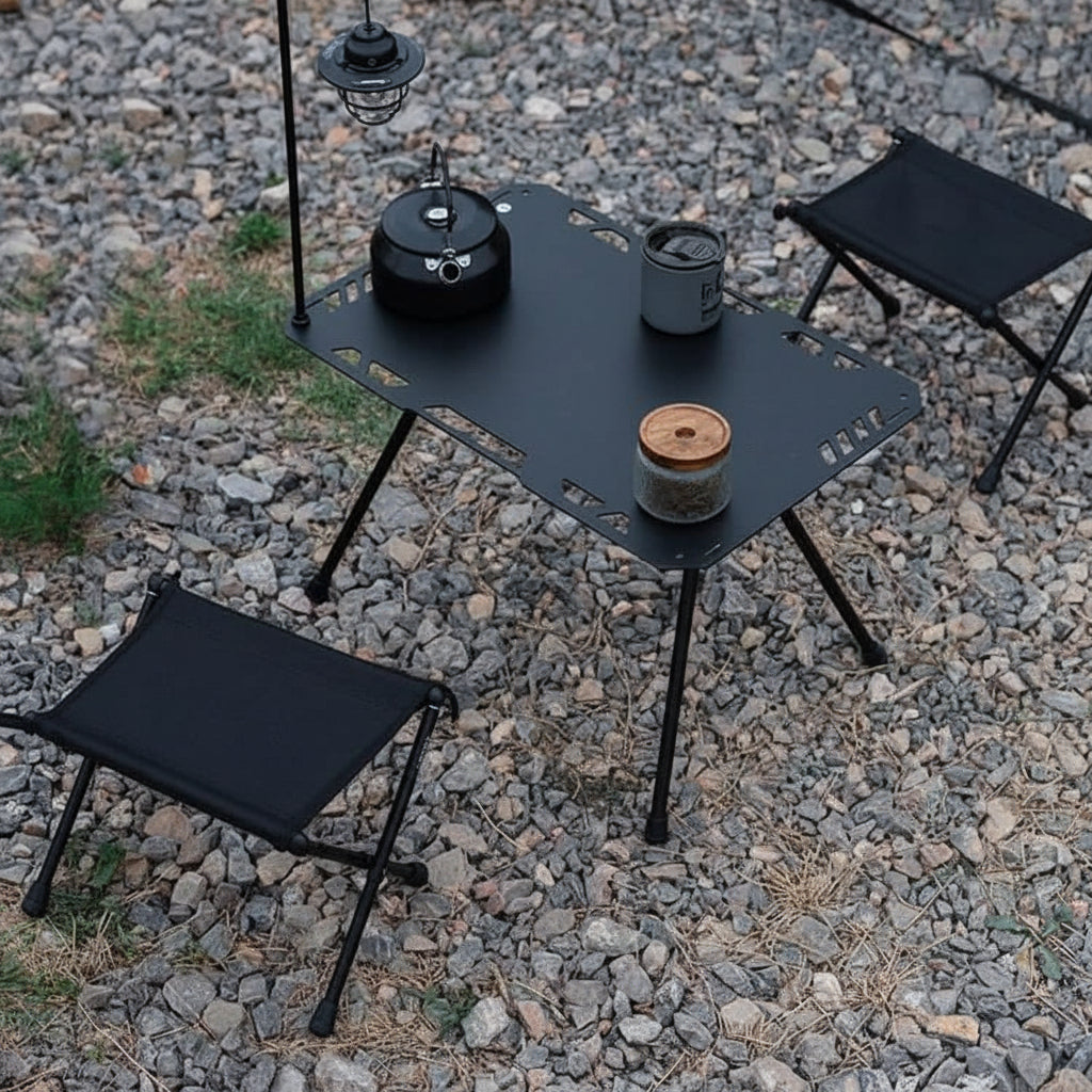 Folding Camping Stool with Aluminum Frame – Ultralight and Compact for Outdoor Use