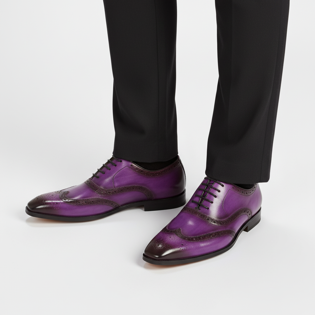 Handmade Men's Oxford Shoes - Clinton