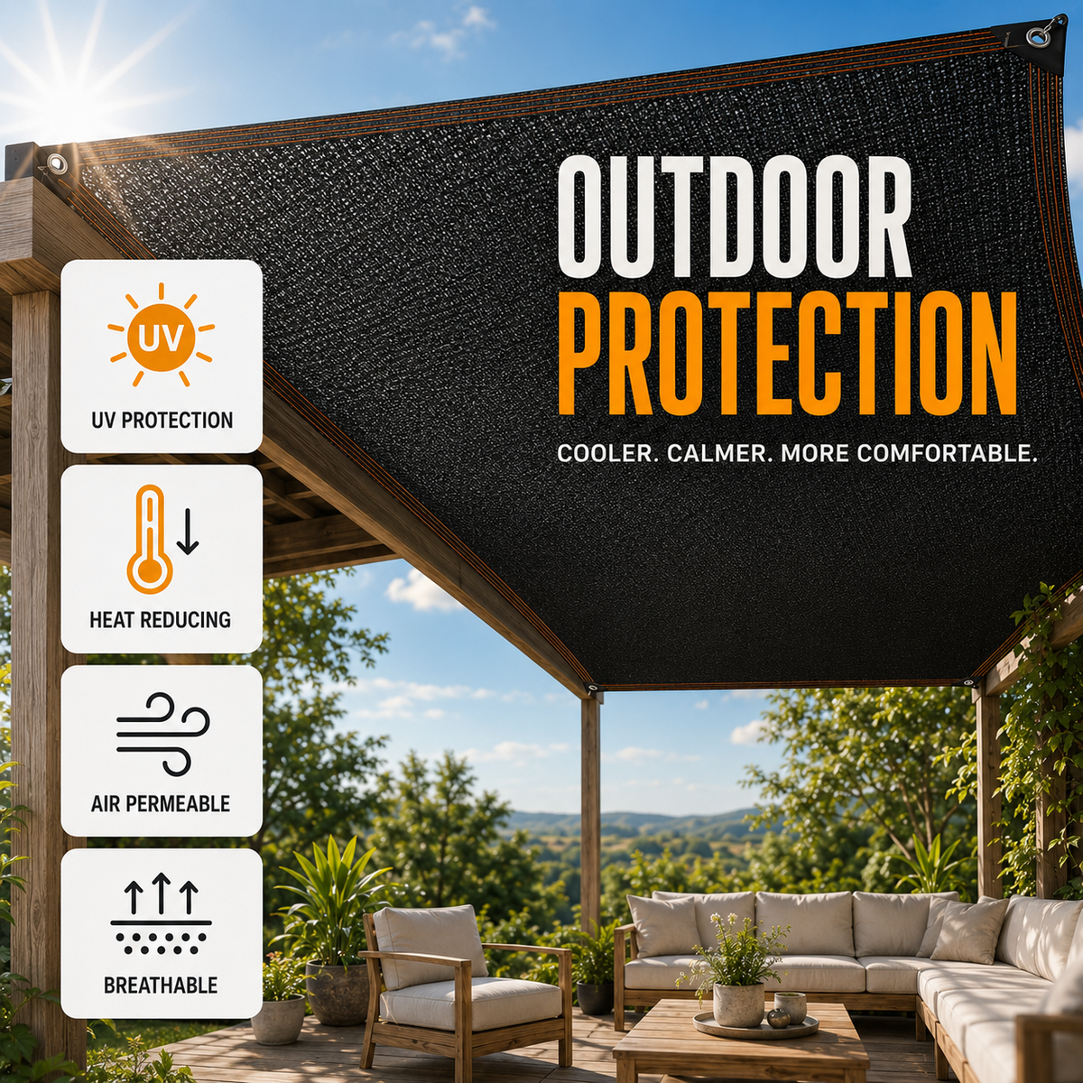 Heavy-Duty Shade Mesh