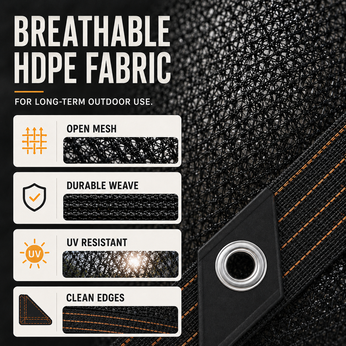 Heavy-Duty Shade Mesh