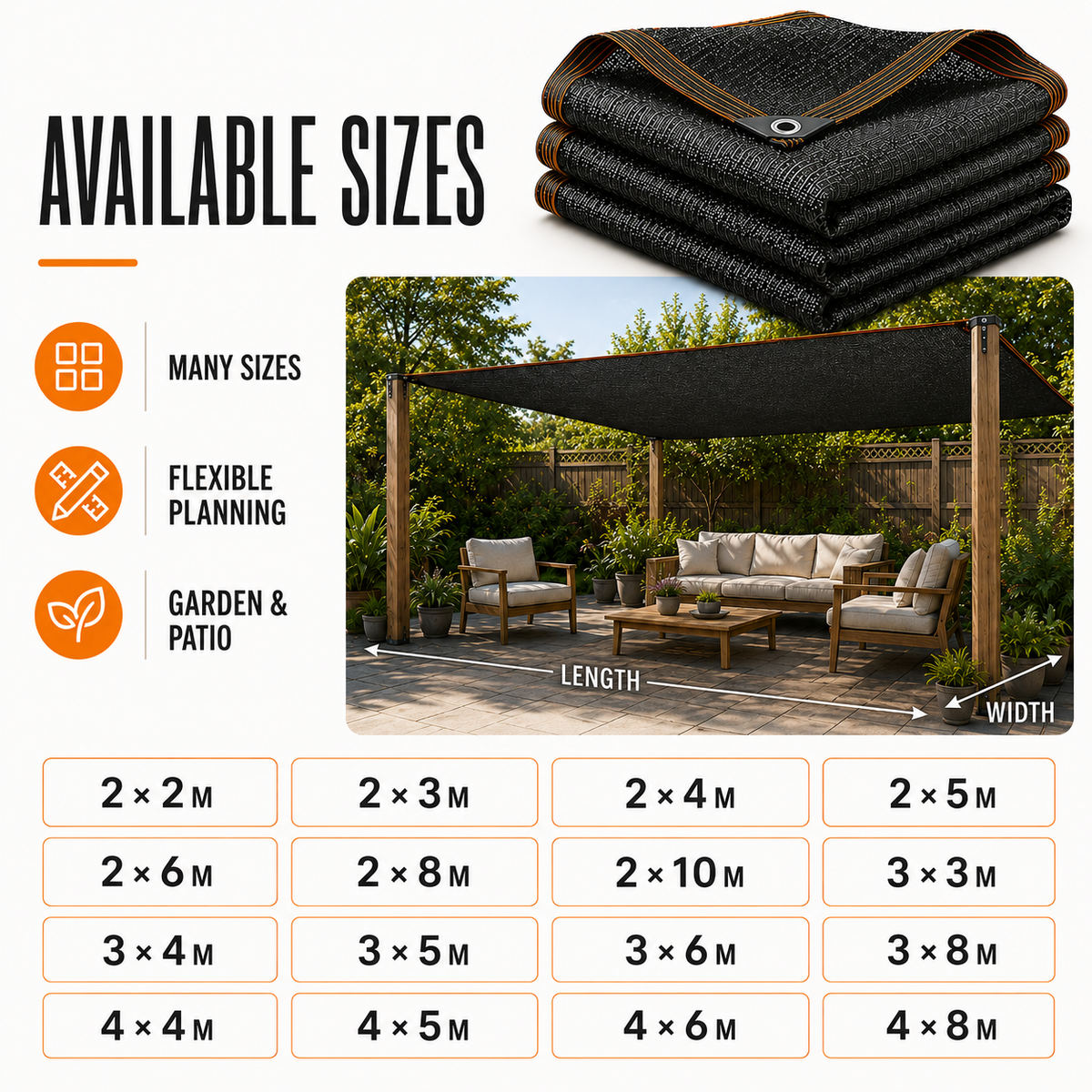 Heavy-Duty Shade Mesh