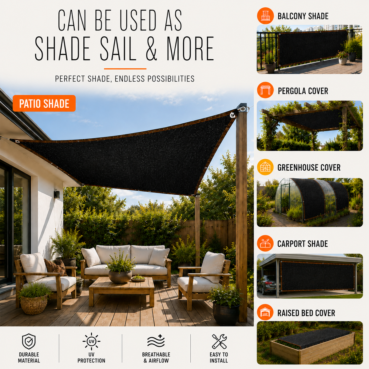 Heavy-Duty Shade Mesh