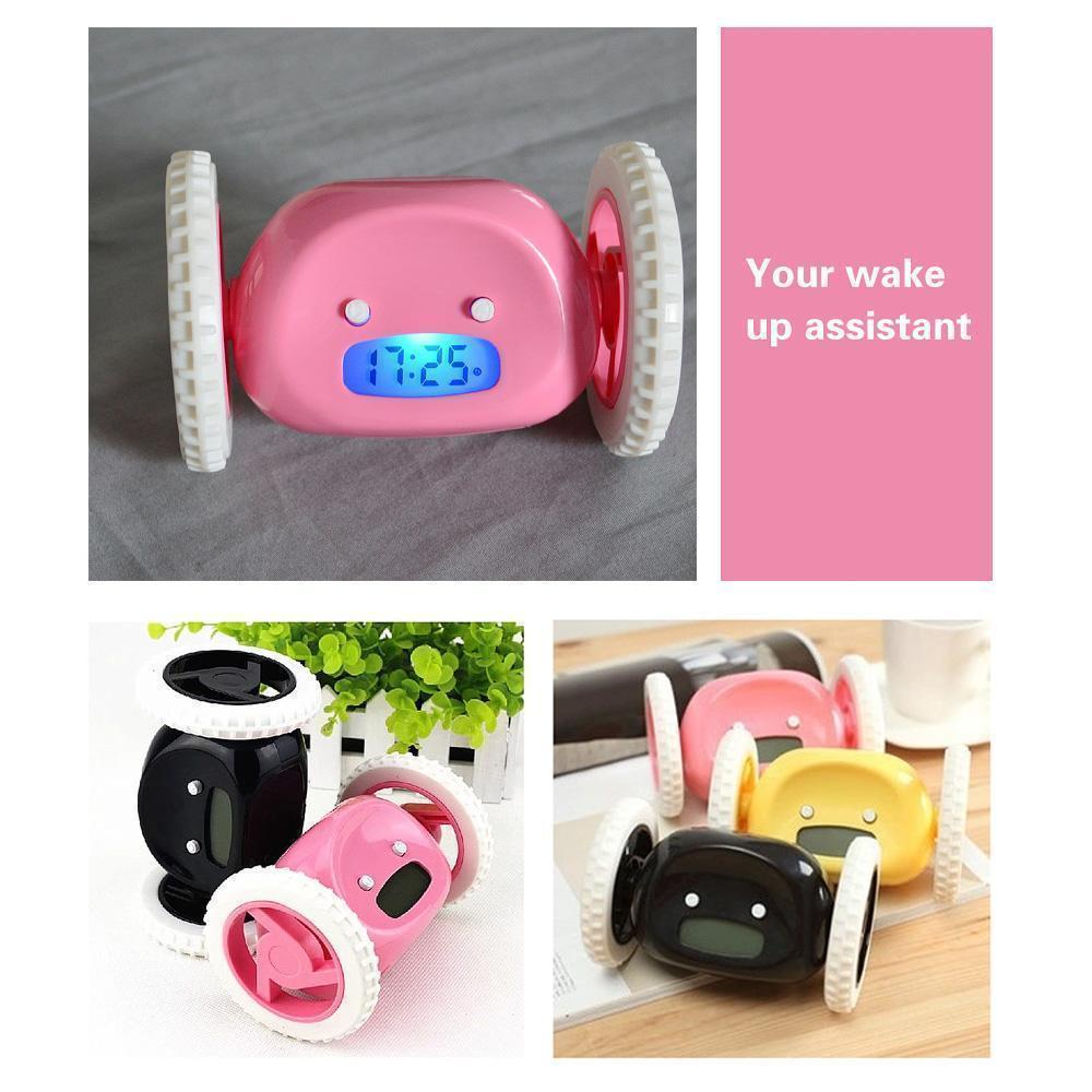 Hide-and-Seek Runaway Alarm Clock