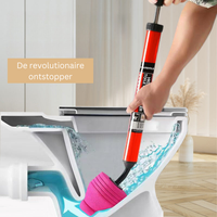 High-Pressure Fast and Effective Solution for Clogged Toilets and Pipes