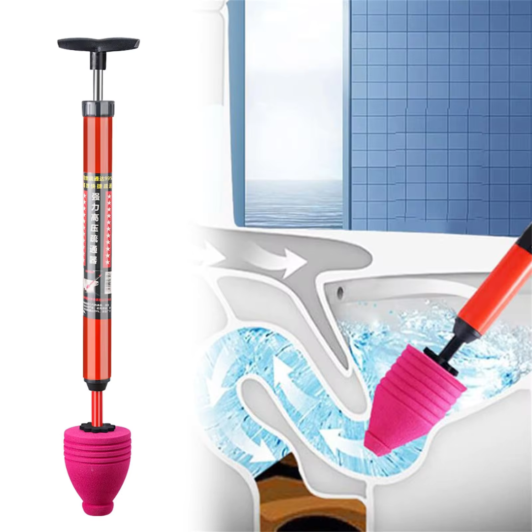 High-Pressure Fast and Effective Solution for Clogged Toilets and Pipes