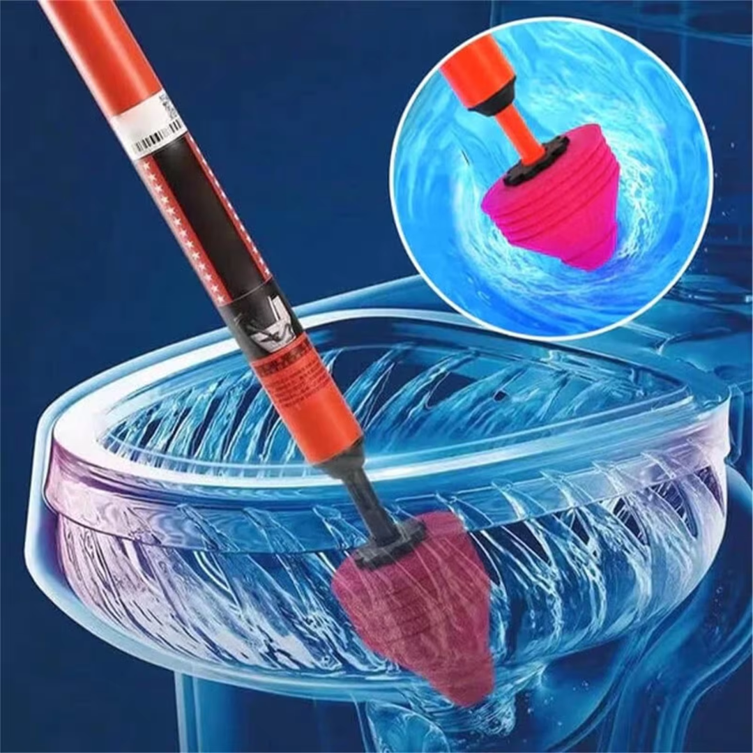 High-Pressure Fast and Effective Solution for Clogged Toilets and Pipes