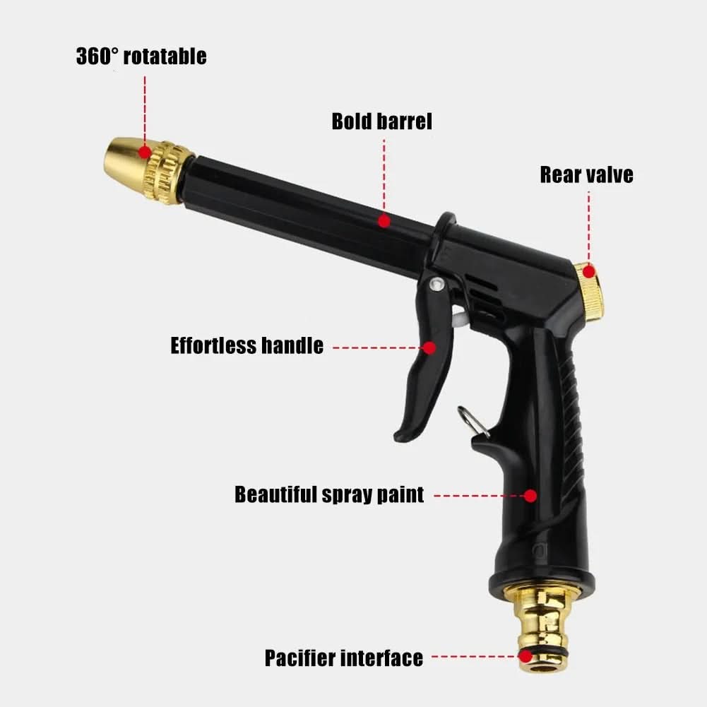 High-Pressure Water Spray Gun for Garden and Car Care