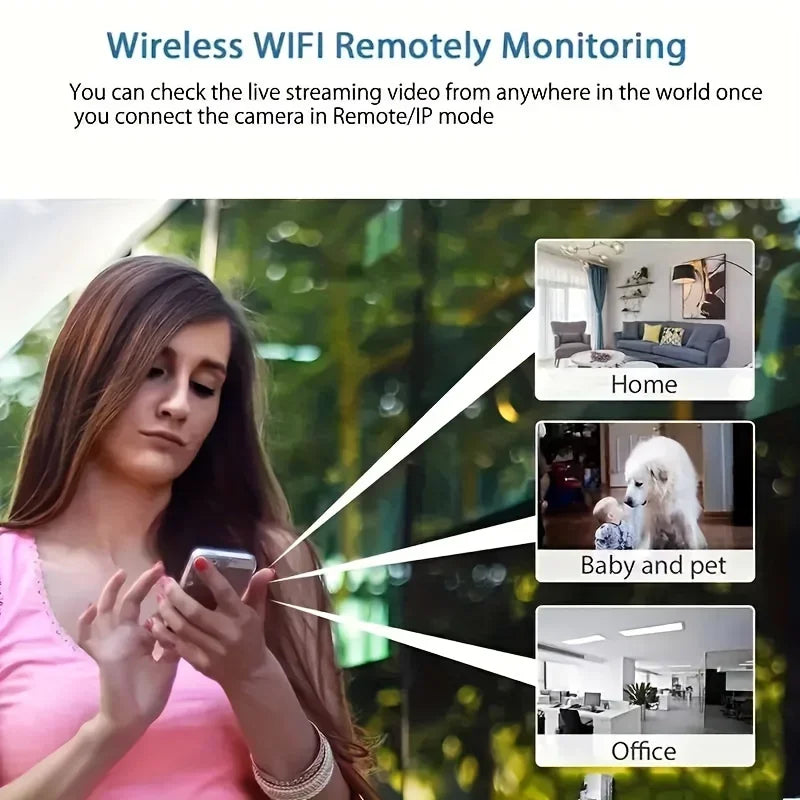 Indoor WiFi Security Camera with Night Vision