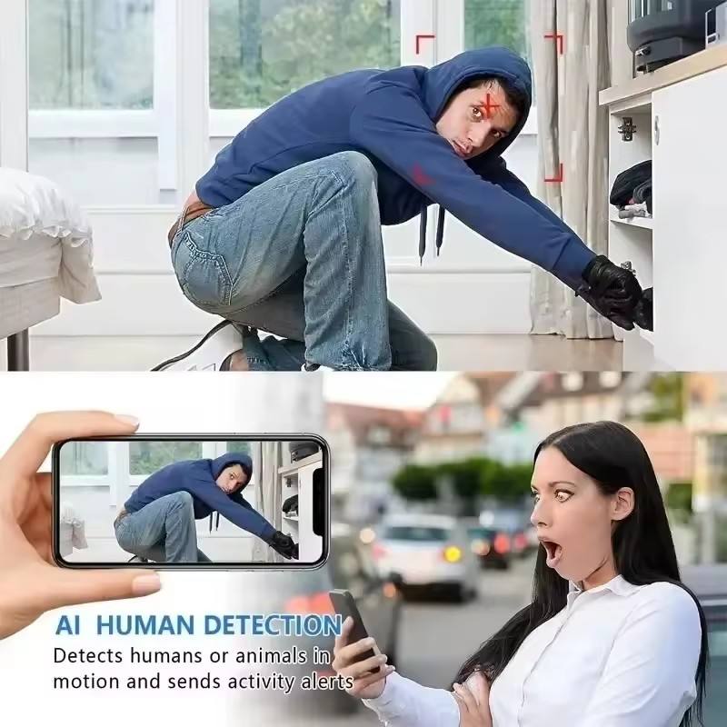 Indoor WiFi Security Camera with Night Vision