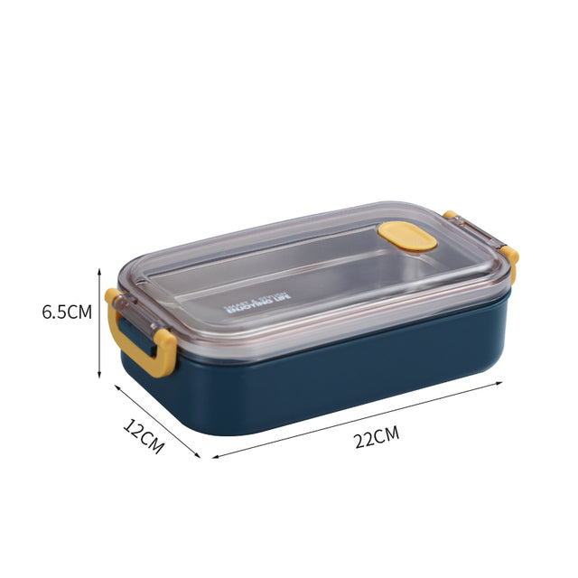 Insulated Bento Lunch Box - Thermal Multi-Compartment Meal Container for Office, School & On-the-Go