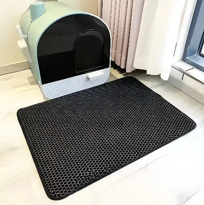 Large Waterproof Non-Slip Cat Litter Mat