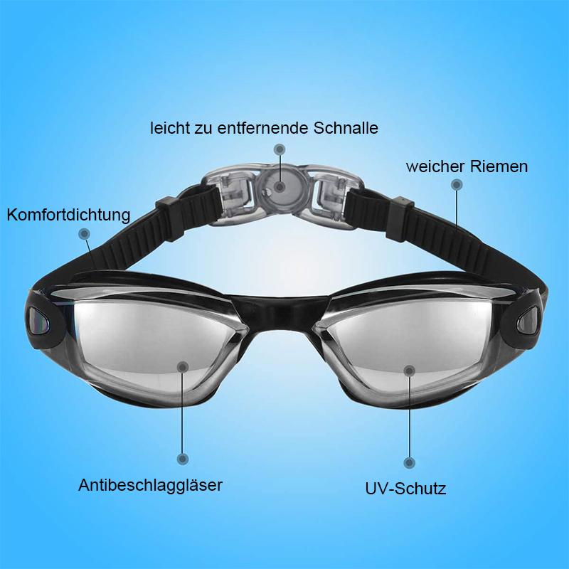 Leak-Proof Anti-Fog UV-Protection Triathlon Swim Goggles