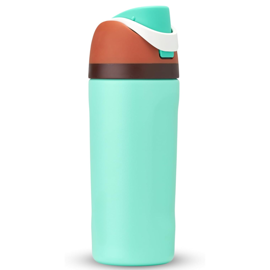 Leak-Proof Insulated Stainless Steel Water Bottle with Straw