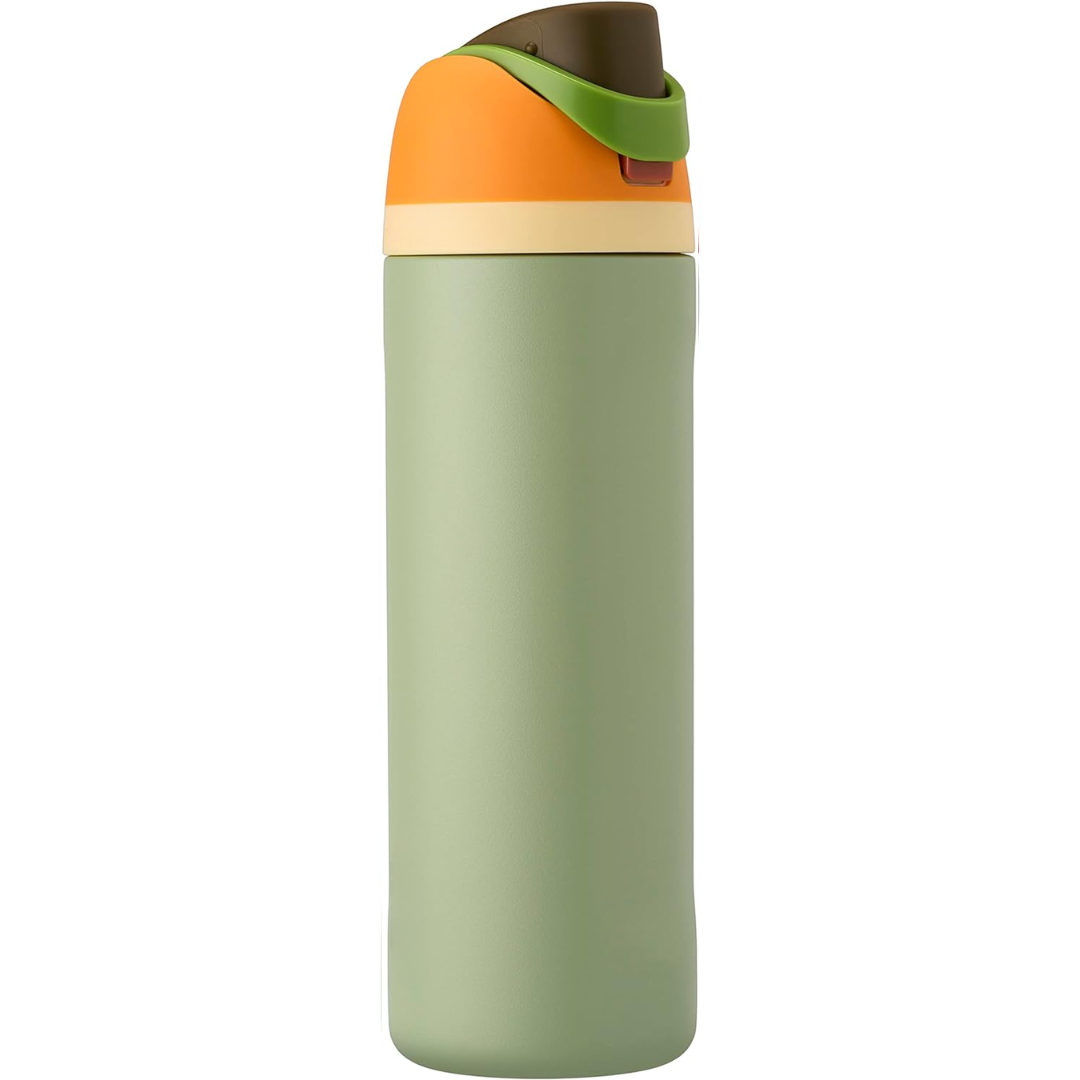 Leak-Proof Insulated Stainless Steel Water Bottle with Straw