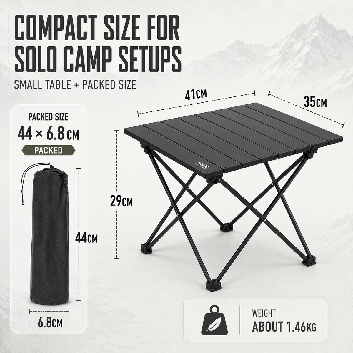 Lightweight Folding Outdoor Camping Table