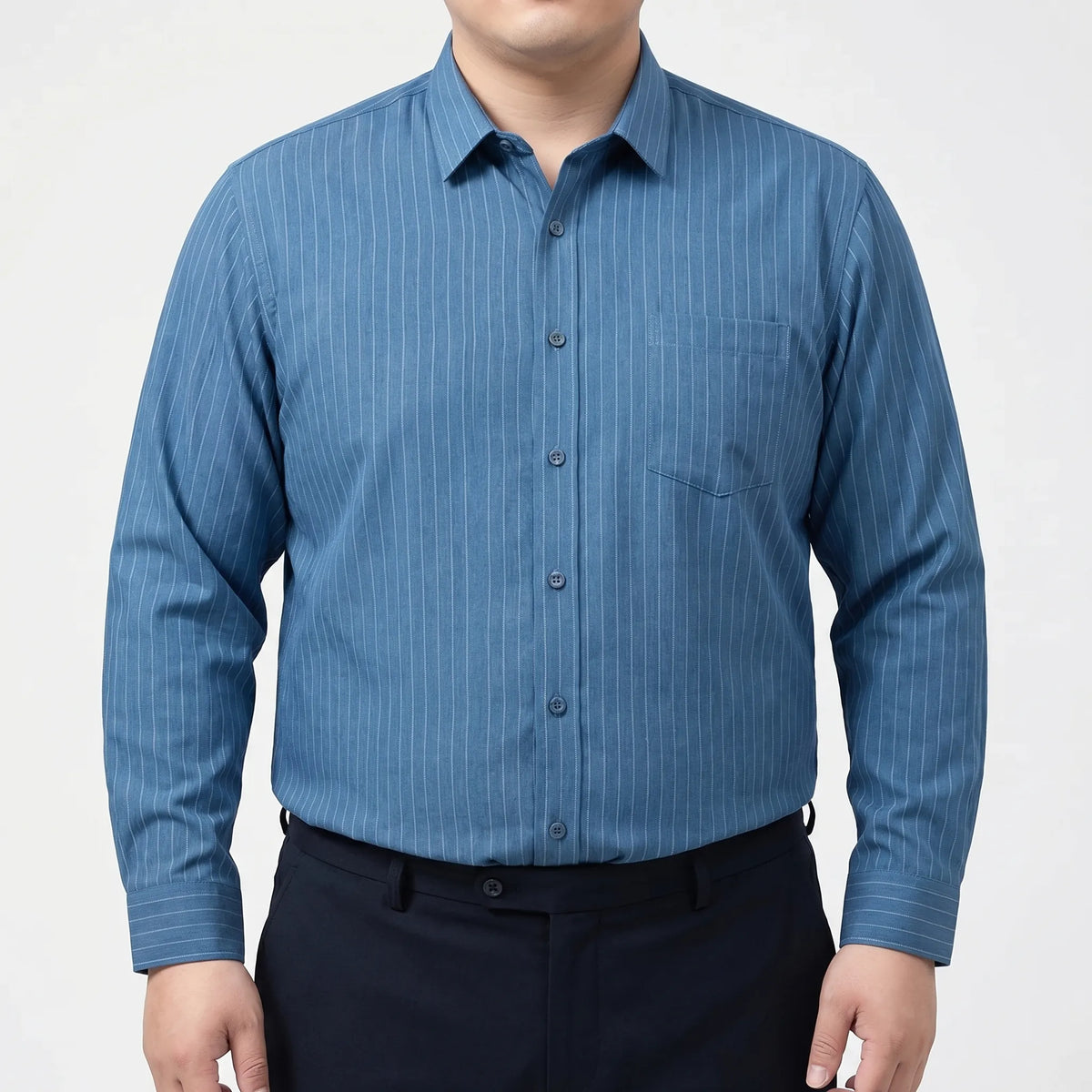 Loose Fit Long-Sleeve Button-Up Shirt – Donnie