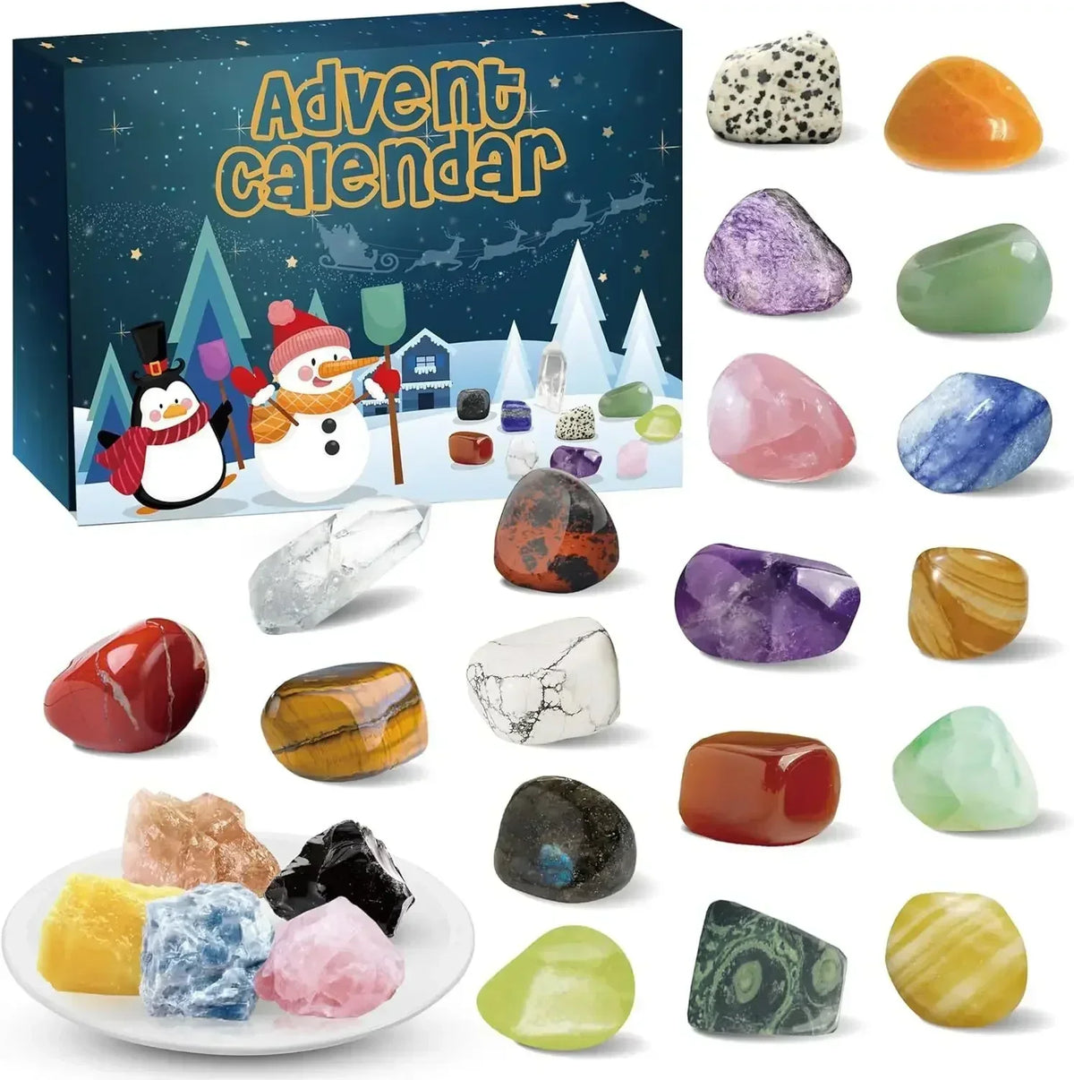 Magical Gemstone Advent Calendar – 24 Unique Treasures