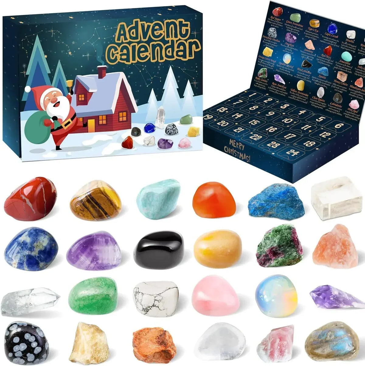 Magical Gemstone Advent Calendar – 24 Unique Treasures