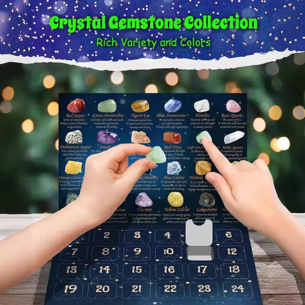 Magical Gemstone Advent Calendar – 24 Unique Treasures