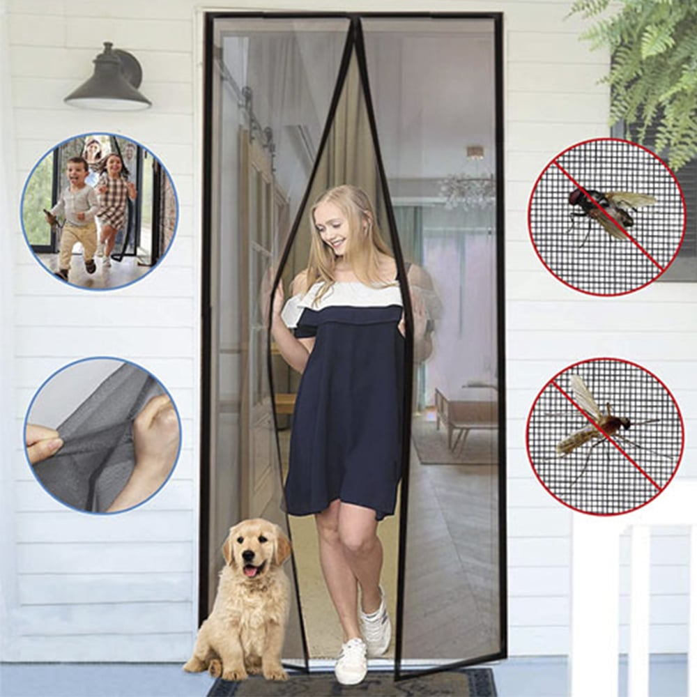 Magnetic Mosquito & Insect Screen for Doors