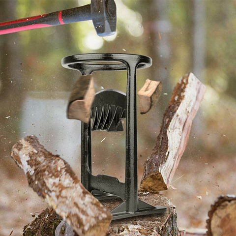 Manual Steel Log Splitter for Firewood – Ergonomic, Compact and Portable