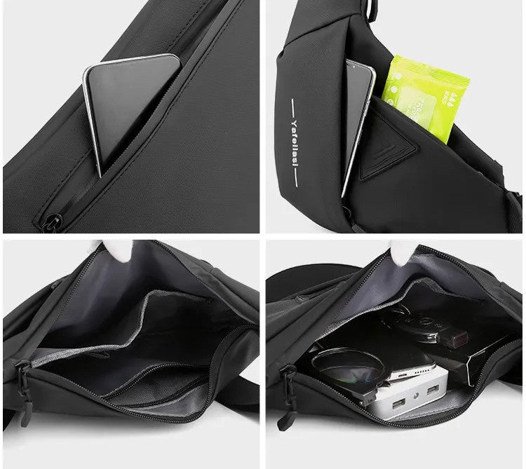 Men's Anti-Theft Crossbody Sling Travel Bag