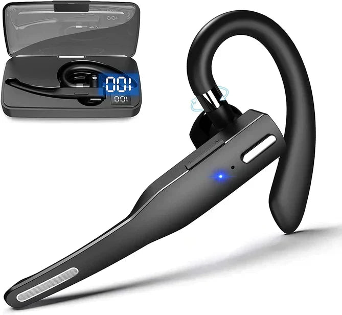 Men's Bluetooth 5.1 Noise Cancelling Headset with Dual Microphone