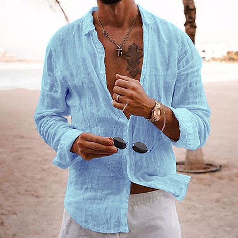 Men's Breathable Lightweight Summer Shirt