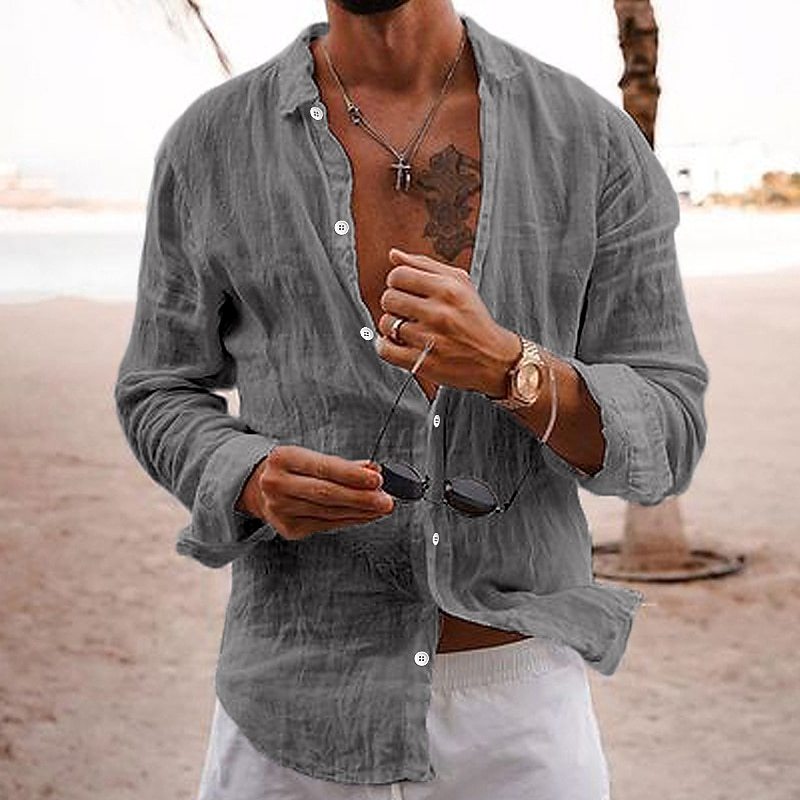 Men's Breathable Lightweight Summer Shirt